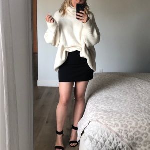 Zara knit sweater oversized turtleneck